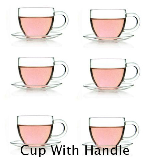 SET of Teapot with infuser + warmer and 6 single layer cups with cup placers