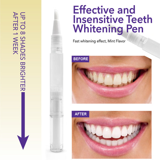 [TEETHPEN-2PACK] 35% carbamide peroxide teeth whitening gel pen -2ml
