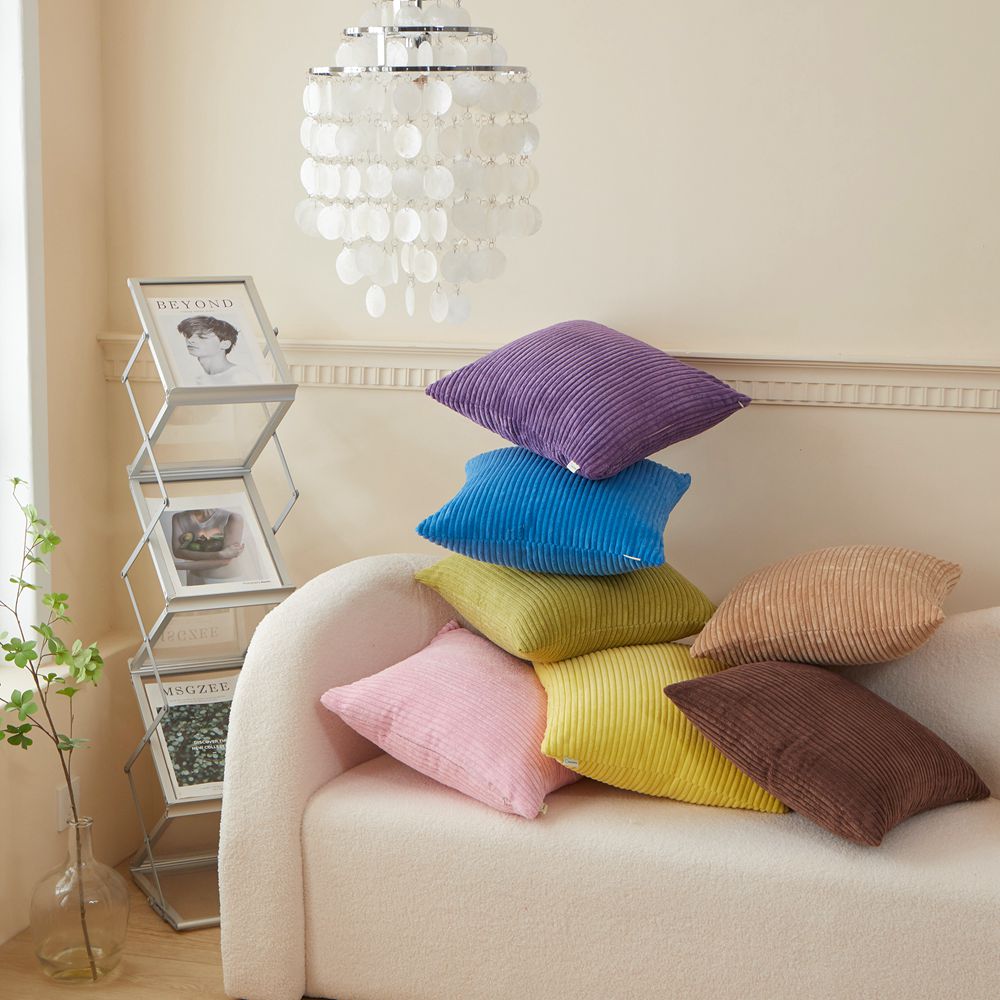 18x18 decorative throw pillow by fancy & stacy