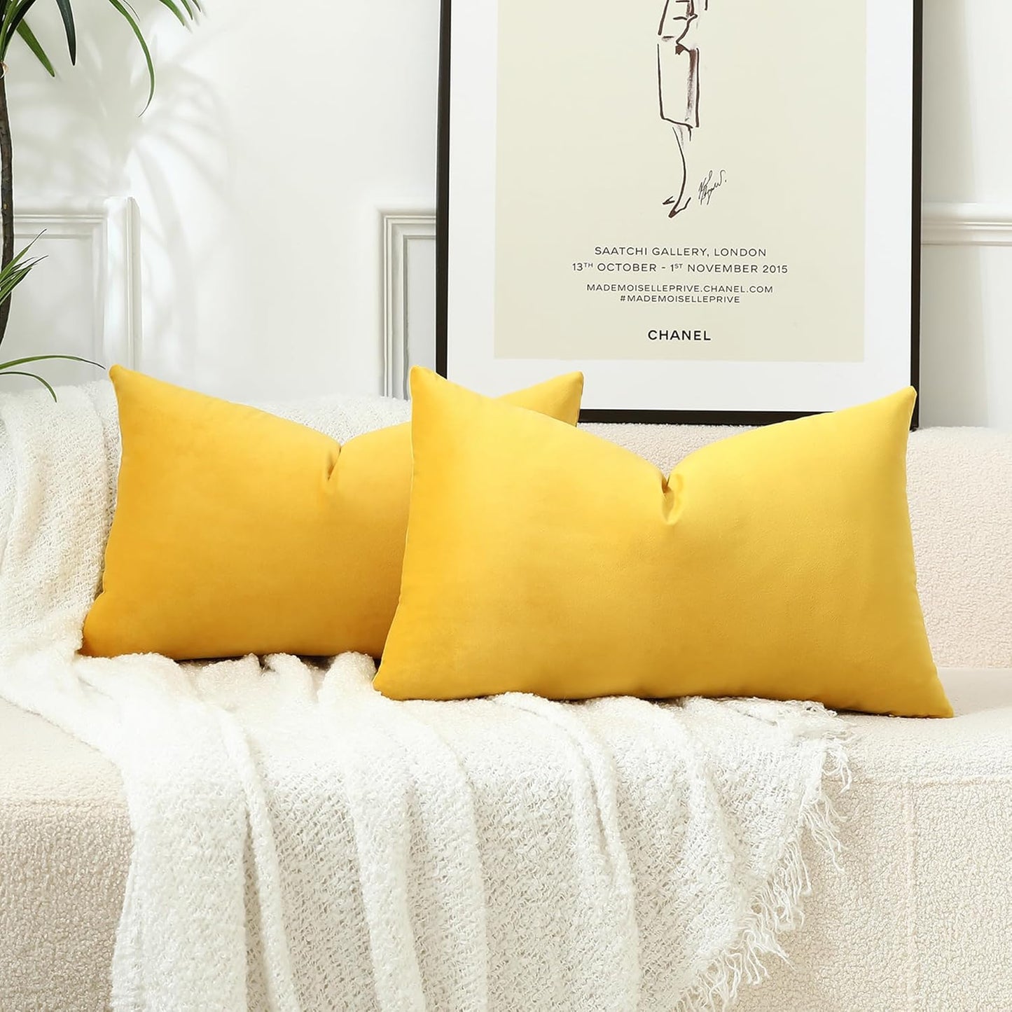 12x20 throw pillow with 450g insert by fancy & stacy