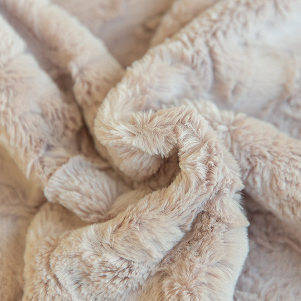 Fur throw pillow cover by fancy & stacy home decor