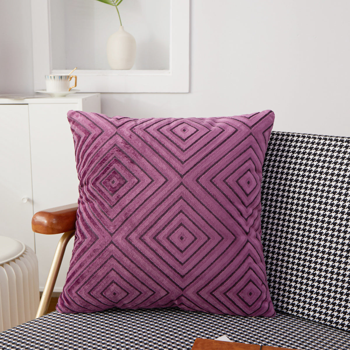 Square pillow cover by fancy & stacy home decor