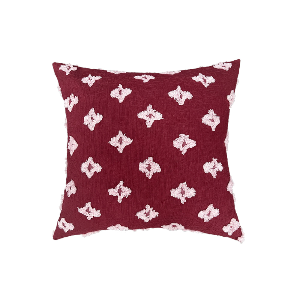 2x17 red decorative throw pillow by fancy & stacy