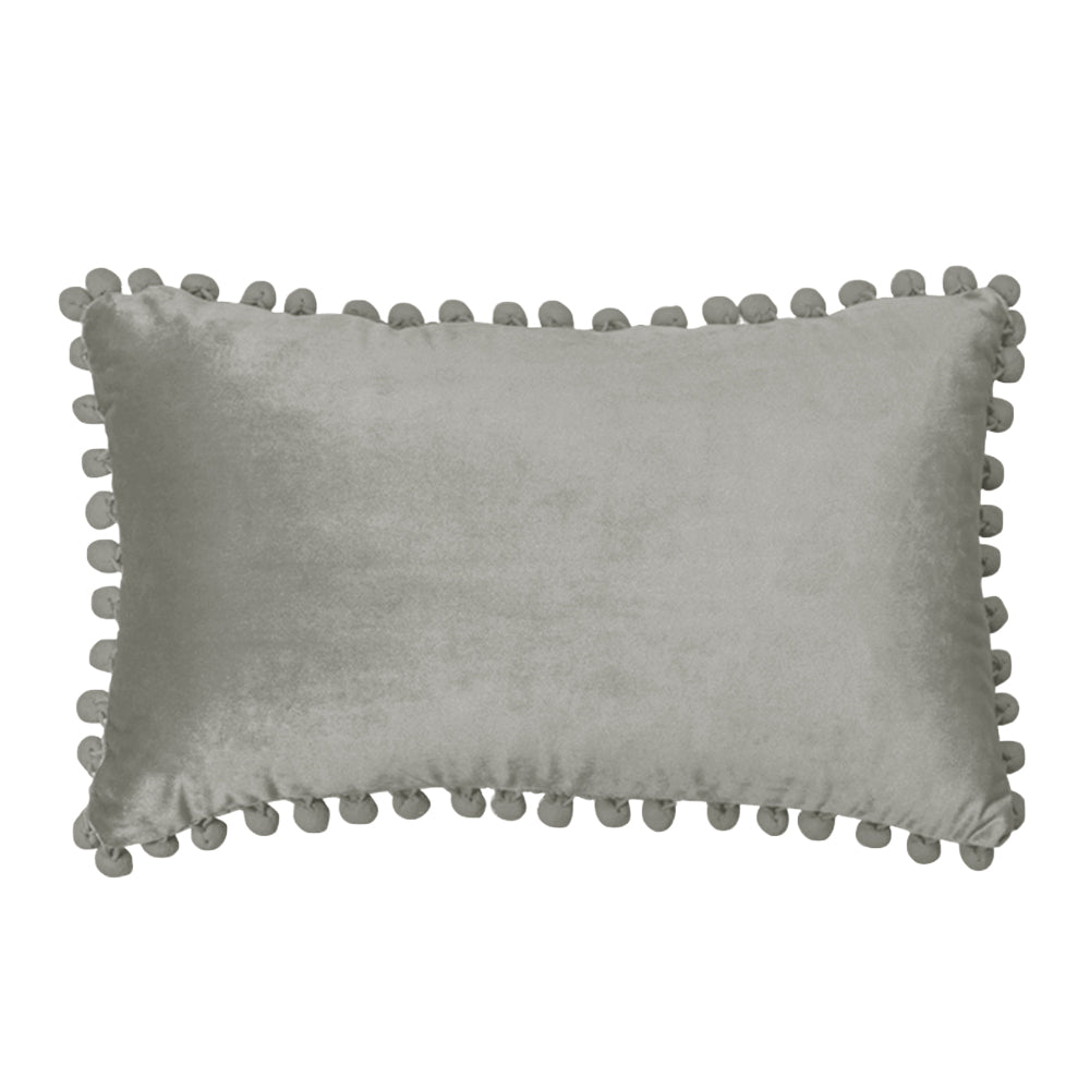 Tan decorative throw pillow by fancy & stacy