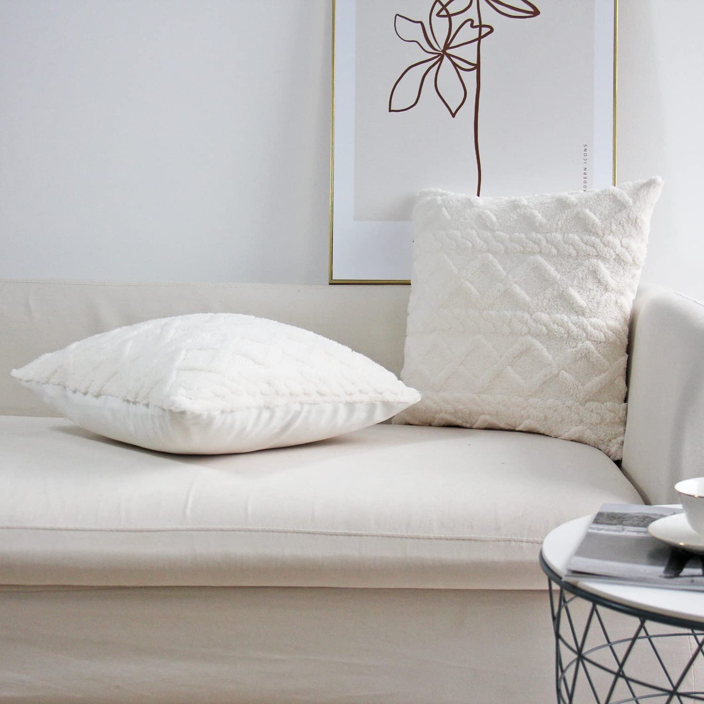 18x18 2-piece pillow cover set by fancy & stacy