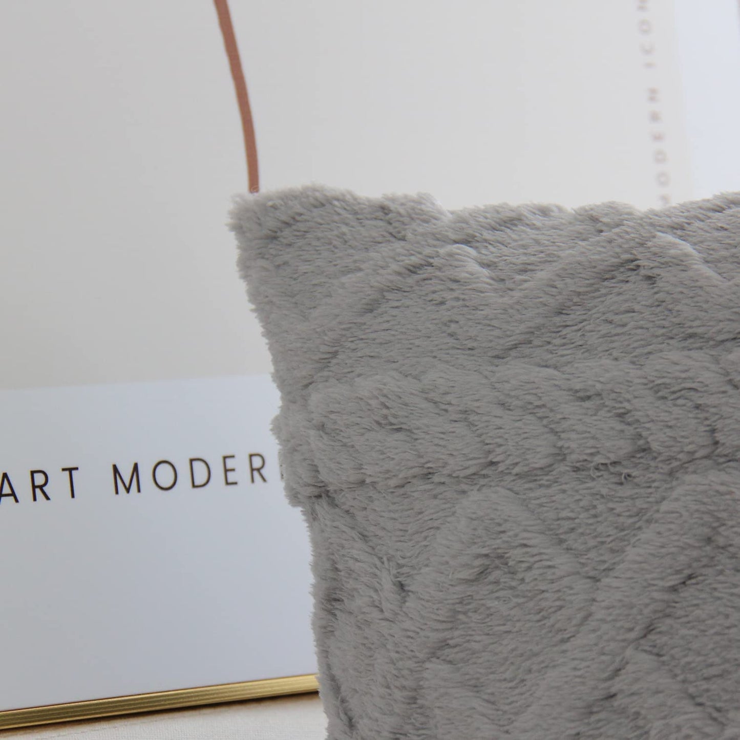 Fur throw pillow cover by fancy & stacy home decor