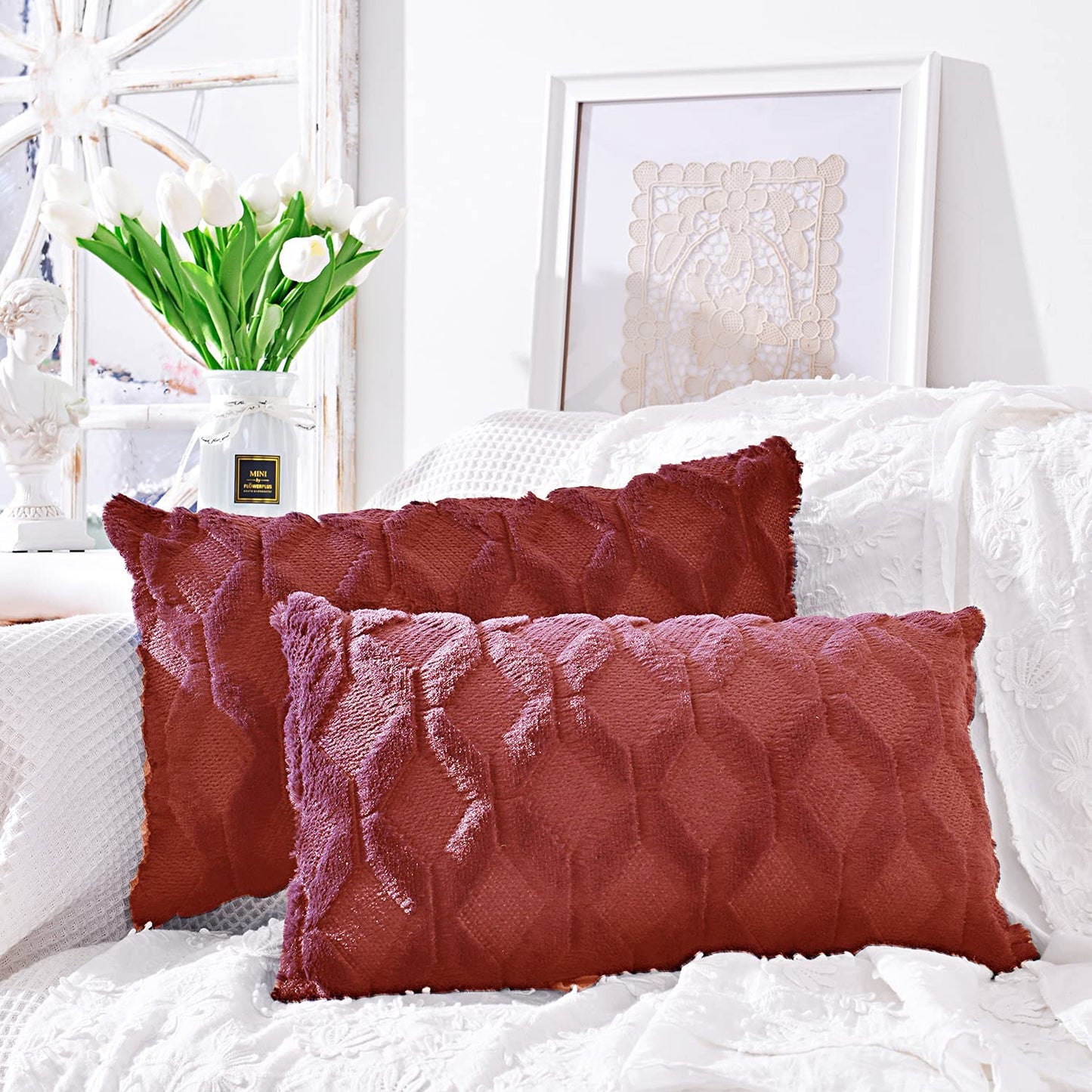 2-piece pillow cover set by fancy & stacy