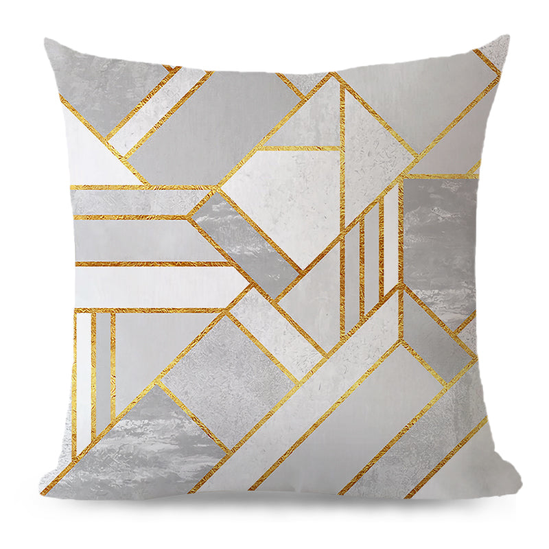 Tan decorative throw pillow by fancy & stacy