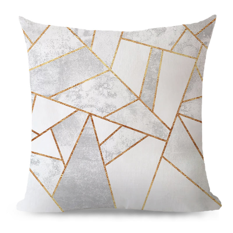Tan decorative throw pillow by fancy & stacy