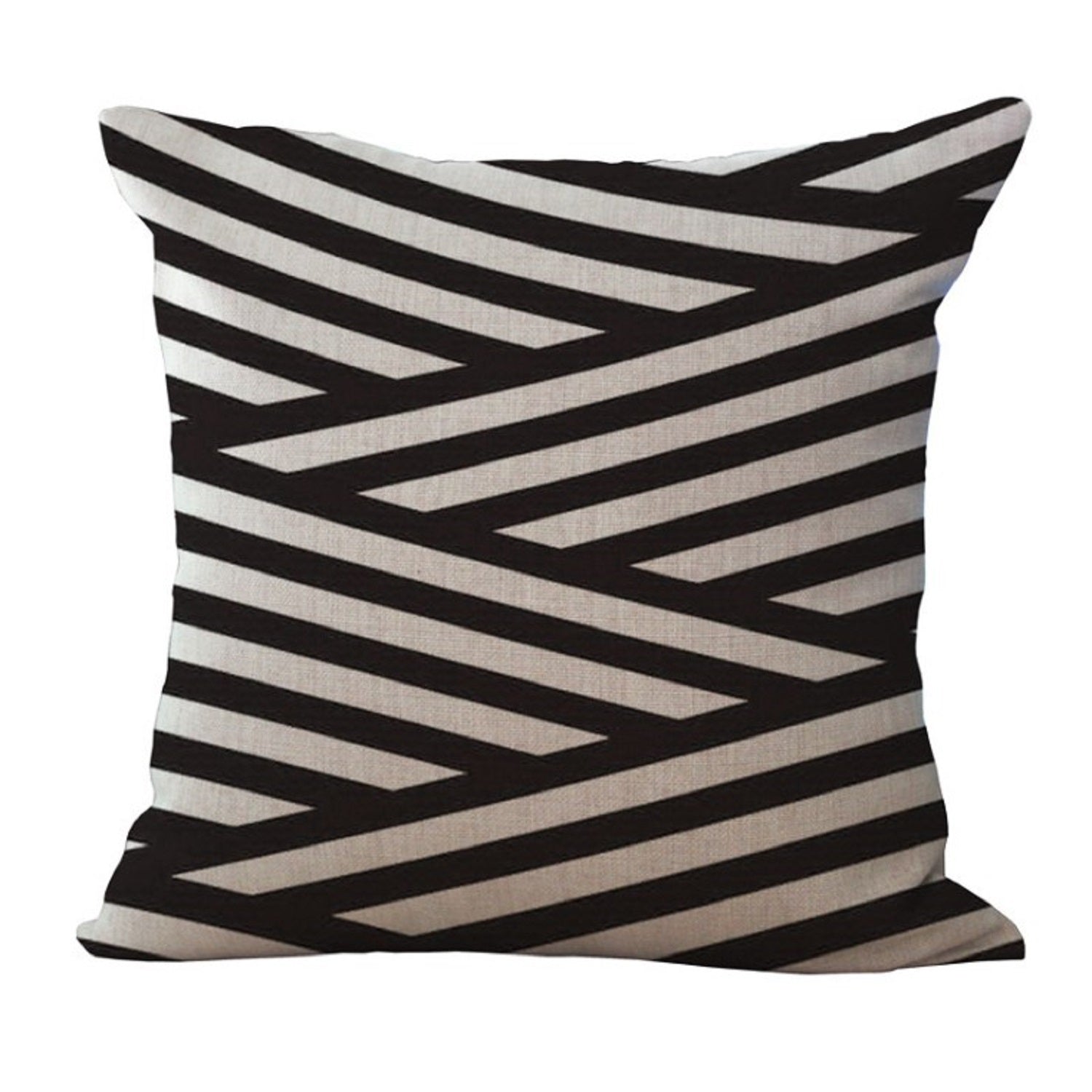 Geometric square pillow cover by fancy & stacy home decor