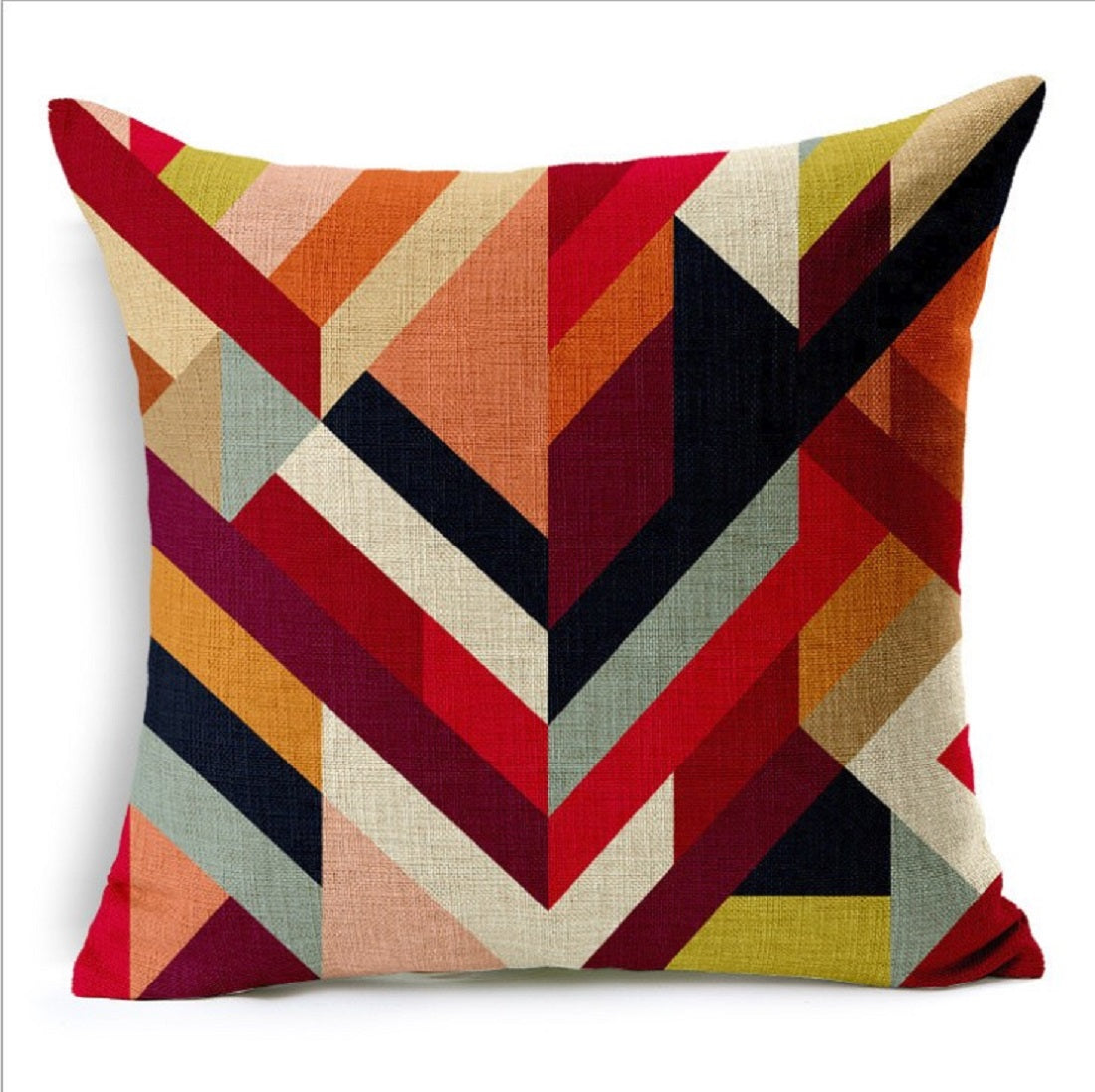 Geometric square pillow cover by fancy & stacy home decor