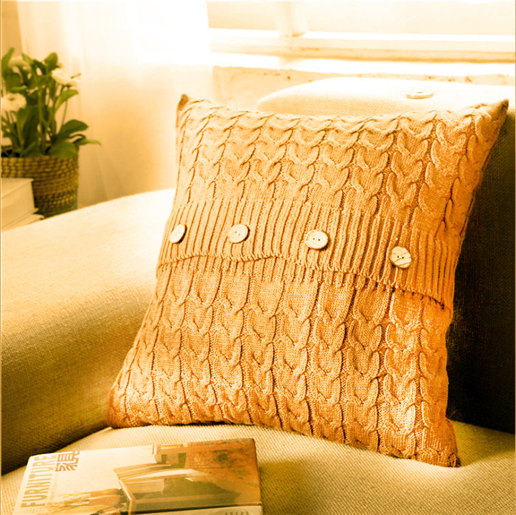 18x18 decorative throw pillow by fancy & stacy