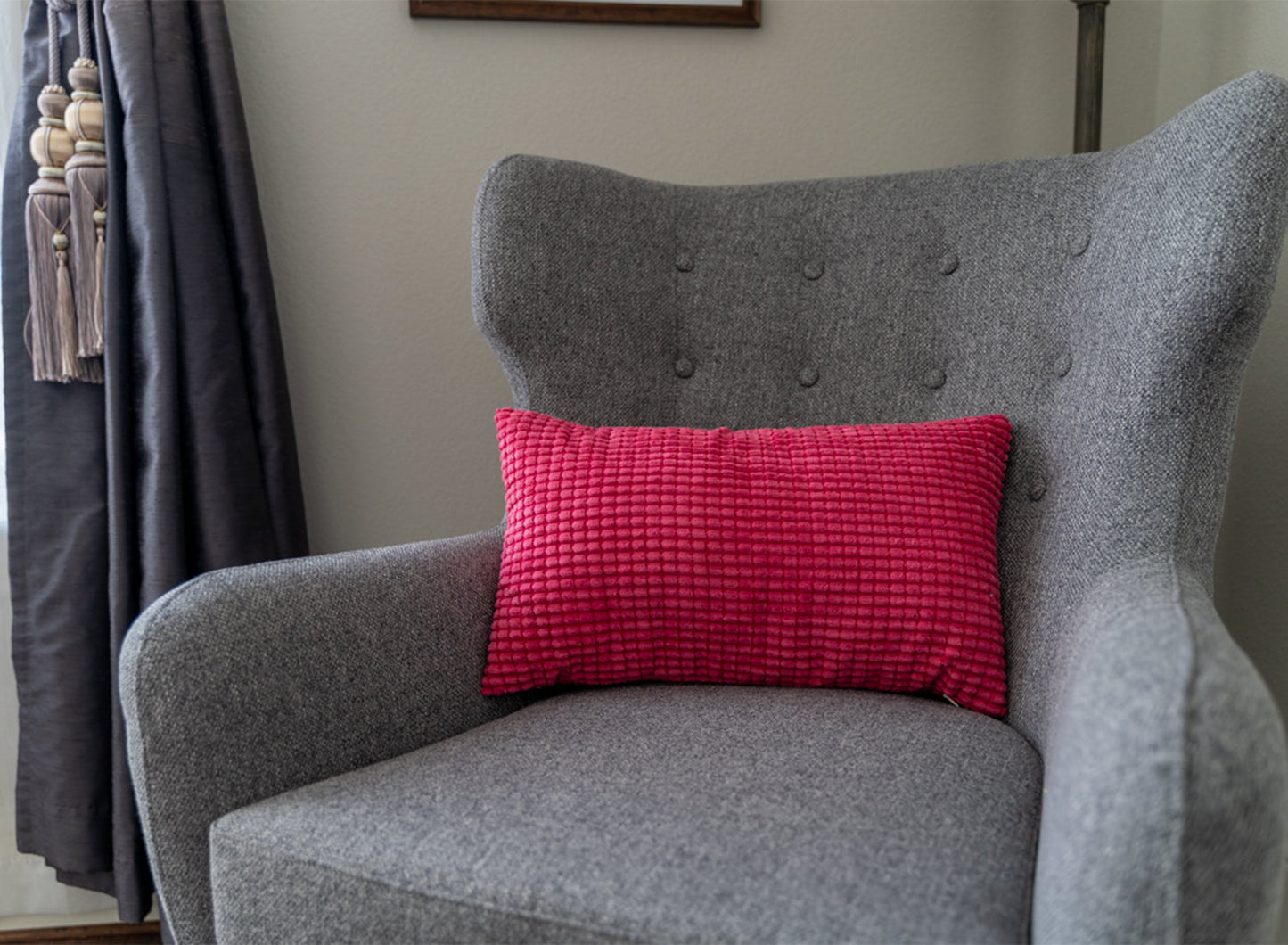 2x63 decorative throw pillow by fancy & stacy