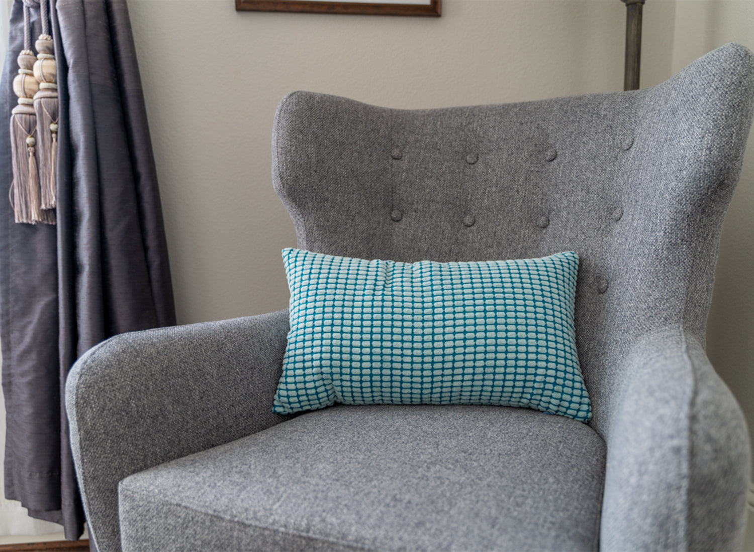 2x63 decorative throw pillow by fancy & stacy