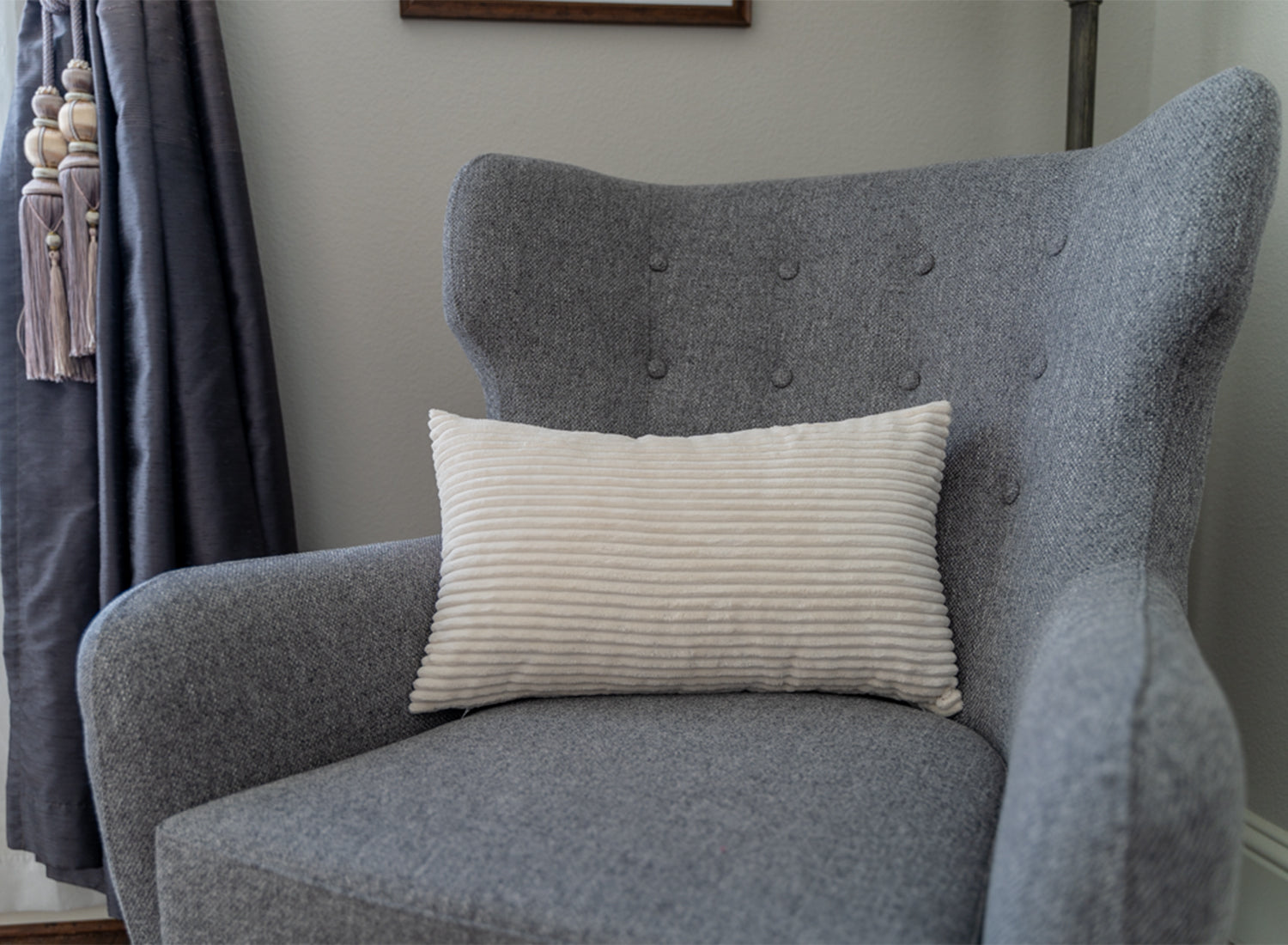 Decorative throw pillow by fancy & stacy