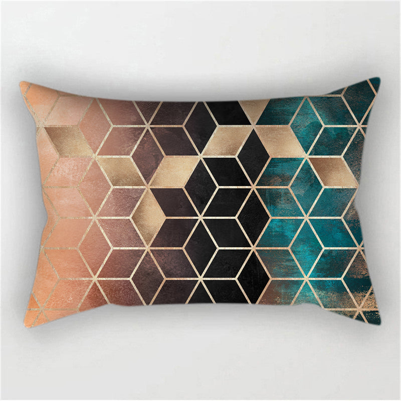 Tan decorative throw pillow by fancy & stacy