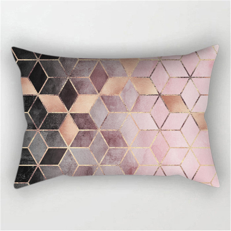 Tan decorative throw pillow by fancy & stacy