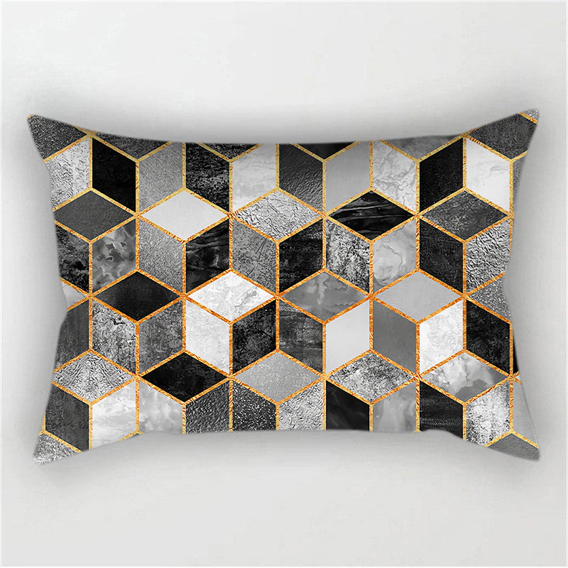 Tan decorative throw pillow by fancy & stacy